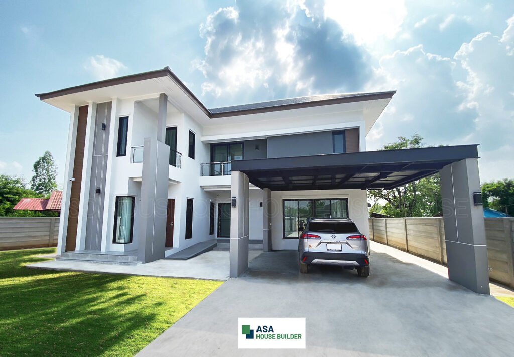 ผลงานสร้างบ้านคุณปภัสรา