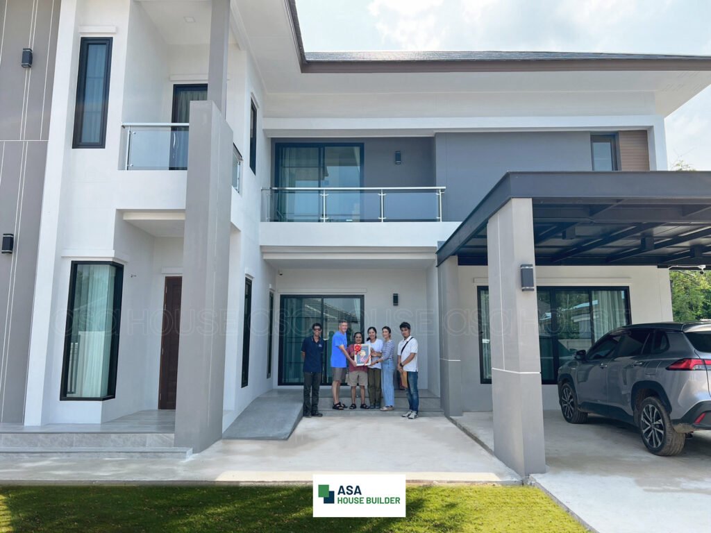 ผลงานสร้างบ้านคุณปภัสรา