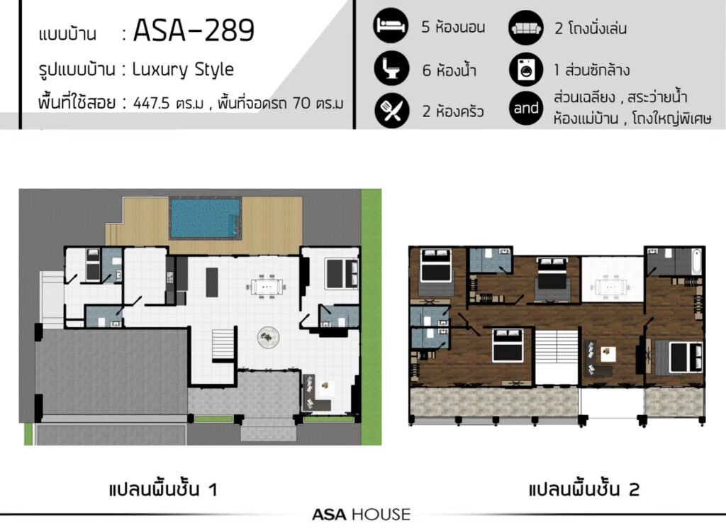 แบบบ้าน 2 ชั้น
