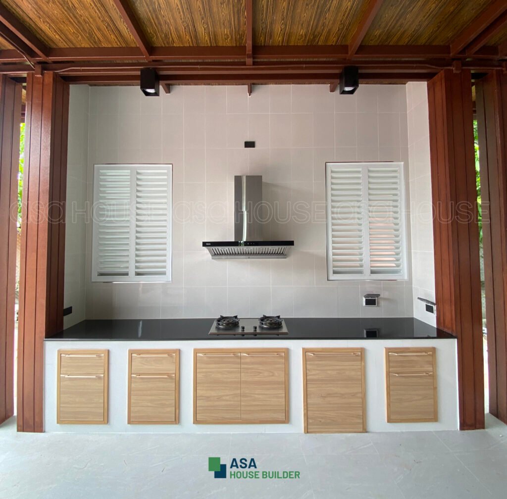 ผลงานบ้านคุณภาณุวัฒน์ บ้านชั้นเดียวสไตล์รีสอร์ต